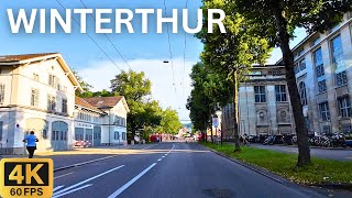 Driving in WINTERTHUR Switzerland 2024 🇨🇭  Beautiful City Tour in 4K 🚗 [upl. by Esylla]