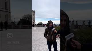 Locals And Tourists Visit The Miramare Castle On 25 April [upl. by Vallie]