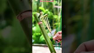 Eco Friendly Bamboo Sling Shots I Made With Natural Materials bamboo slingshot diy toys art [upl. by Merridie]