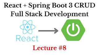 NEW React  Spring Boot CRUD Full Stack App  8  Build Get Employee REST API GET REST API [upl. by Yanetruoc]