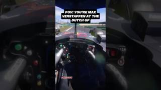 POV You’re Max Verstappen at the Dutch GP [upl. by Haduj]