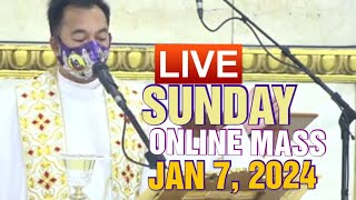 QUIAPO CHURCH FILIPINO LIVE MASS TODAY JAN 72024 [upl. by Rednasela408]