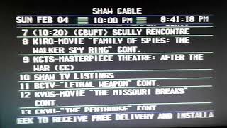 Vancouver Shaw Cable listing 1996 [upl. by Paapanen]