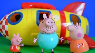 New Peppa Pig Spaceship Full Episode Mammy Pig Daddy Pig Childrens Story [upl. by Fatsug399]