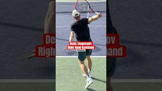 Denis Shapovalov as a righthander 🎾 🔥 [upl. by Harac]