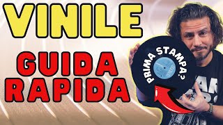 VINILE guida rapida ► Valutazione prime stampe restauro e acquisti usati in un negozio di dischi [upl. by Griffin831]