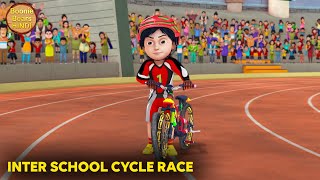 Inter School Cycle Race  Shiva Ep 5  Shiva Action Story  New Animated Story  Boonie Bears Hindi [upl. by Giffard]