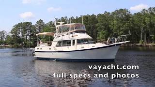 1983 Hatteras 42 LRC SELAH SOLD by Bob Starr [upl. by Asined]