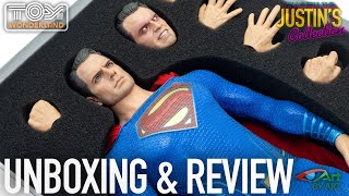 Superman Justice League Art By Art Transcendent 16 Scale Figure Unboxing amp Review [upl. by Gredel323]