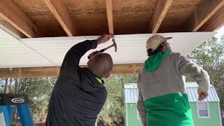 How to frame soffits for overhangs  Birdboxes [upl. by Cnahc230]