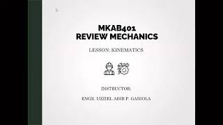 MKAB401 RECTILINEAR TRANSLATION [upl. by Joliet]