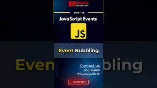 JavaScript Events Day 15  Event Bubbling [upl. by Herzberg218]