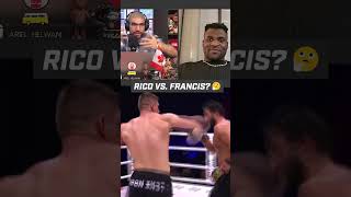 Rico vs Francis in kickboxing Via XAriel Helwani [upl. by Andersen]