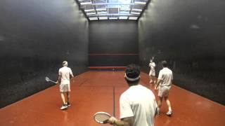 British Open Rackets Doubles 2015  Door Cam [upl. by Justine468]