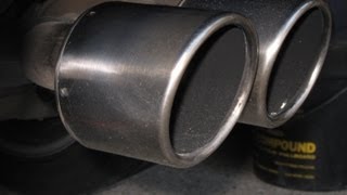 Corvette polish exhaust tips titanium by froggy [upl. by Bergstein]