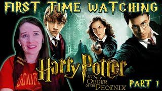 Harry Potter and the Order of the Phoenix  Movie Reaction  Part 1  Umbridge is the Worst [upl. by Xxam608]