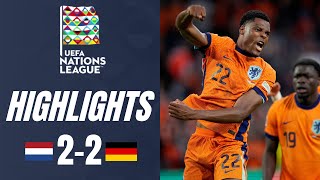 Netherlands vs Germany 22 Highlights UEFA Nations League 202425 [upl. by Arnon]