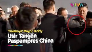 DETIKDETIK Aksi Sangar Mayor Teddy Tepis Tangan Paspampres China [upl. by Beatrix]