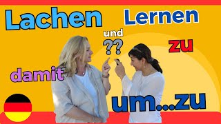 Mehr Beispiele mit 😂 quotzu umzu damitquot A2B1 🤣more examples with quotto in order toto so thatquot [upl. by Gnah660]