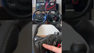 Logitech GT vs Thrustmaster T150 [upl. by Eanej623]