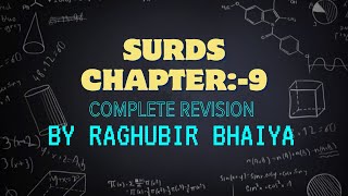 surds chapter 9  complete revision madhyamik 2024  class 10 wbbse  by raghubir bhaiya [upl. by Netniuq83]