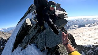 My Most Brutal Wingsuit Flight Ever  Täschhorn 4491m  Swiss [upl. by Alrad755]