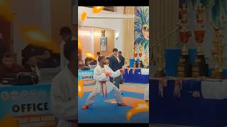 Eastindiakarate2024Ushiro Ura Mawasi Geri 💥 Kumite Techniques karatekumite rajeshkarate [upl. by Frolick629]