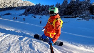 Postăvaru Poiana Brașov  2022 Snowboard Riding [upl. by Whitehurst]