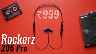 Boat Rockerz 205 Pro Neckband Review  Best Neckband Under ₹1000🤔🤔 [upl. by Nissensohn]