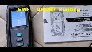 Review of ERICKHILL EMF Meter Digital Electromagnetic Field Radiation Ghost Detector [upl. by Enicar]