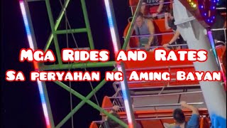 Paniqui Fiesta 2024 Peryahan Rides and Rates [upl. by Anelhtak406]