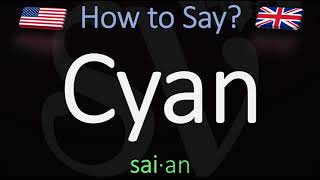 How to Pronounce Cyan CORRECTLY Meaning amp Pronunciation [upl. by Durward]