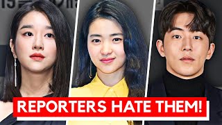 The RUDEST Korean Actors According To Reporters amp Staff [upl. by Akeimahs]