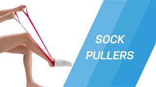 How to put on socks using a sock aid [upl. by Tiffie]