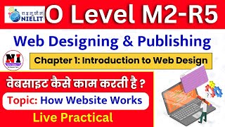 O Level Web DesigningM2R51  How Website Works   O Level M2R5 Chapter 1  What is website [upl. by Anitak]