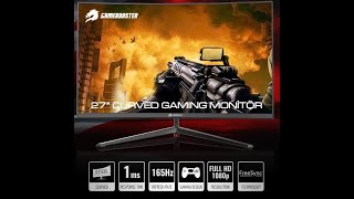 GAMEBOOSTER GB2779CF GAMING MONİTÖR İNCELEME FİYAT PERFORMANS MONİTÖRÜ 165 HZ 1MS [upl. by Negaet]