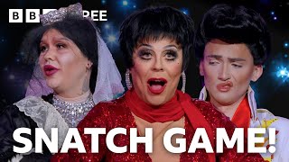 Snatch Game w Elvis Presley Liza Minelli Rihanna amp MORE  RuPauls Drag Race UK [upl. by Alphonso]