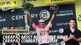 Century 21 most aggressive rider minute  Stage 15  Tour de France 2024 [upl. by Yand]