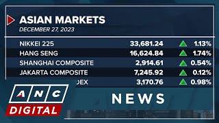 Asian markets ended Wednesday trade in positive territory following gains on Wall Street  ANC [upl. by Kilan]