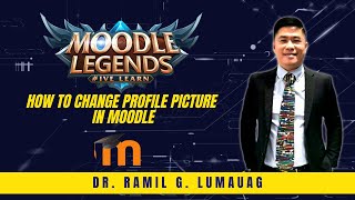 HOW TO CHANGE MOODLE PROFILE PICTURE  EDITSET PROFILE PHOTO IN MOODLE [upl. by Armstrong49]