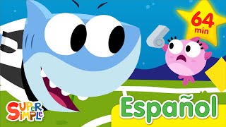 Los Peces Nadan Y Más  Canciones De Verano Para Niños  Super Simple Español [upl. by Klepac]