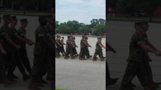 Parris Island boot camp graduation practice [upl. by Haldane]