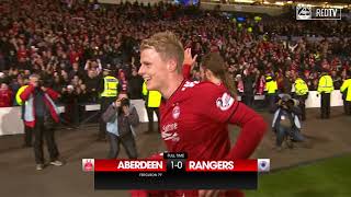 FULL TIME  Aberdeen 10 Rangers The Dons are through to the final [upl. by Rauch]