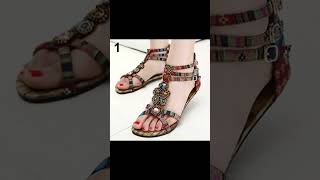 Latest Beautiful Heels Sandals Collection For Girls fashion trending youtubeshorts heel shorts [upl. by Nalehp39]