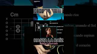 Hasta La Raíz  Natalia Lafourcade GUITARRA shorts [upl. by Caty]