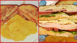 اشهر ساندوتشات المطاعم في البيت كلوب ساندوتش club Sandwich مطبخ مي [upl. by Lalita483]