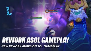 Rework Aurelion Sol Gameplay  Wild Rift [upl. by Odawa]