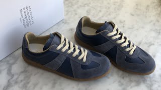 MAISON MARGIELA REPLICA SNEAKERS on feet review [upl. by Ahsenav]