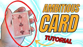 How to Do the Ambitious Card Routine Magic Trick  Beginner Magic Trick Explained [upl. by Ezekiel]