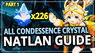 All Condessence Crystal Natlan Part 1 Farming Route Guide  Genshin Impact 50 [upl. by Eyks]